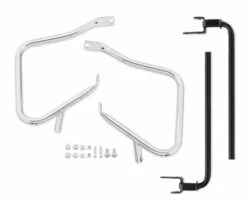 Harley Davidson Satteltaschen Schutzbügel & Träger Kit Hinten Chrom