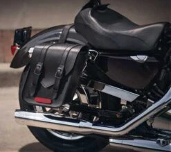 Harley Davidson Standard Line Throw-Over Satteltaschen Kompakt, Schwarz -Sportster Meister Verkaufsgeschäft 90201769 3