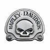 Harley Davidson Dekoratives Skull Medaillon Antiknickel 92 X 76mm