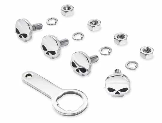 Harley Davidson Skull Nummernschild-Montagezubehör 1 Harley Davidson Skull Nummernschild-Montagezubehör