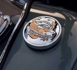 Harley Davidson Tankdeckel-Medaillon Live To Ride -Sportster Meister Verkaufsgeschäft 99020 90t 3
