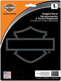 Harley-Davidson Aufkleber Chroma Silhouette Bar & Shield Textured Specialty