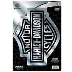 Harley-Davidson Auto-Aufkleber Bar & Shield Chroma