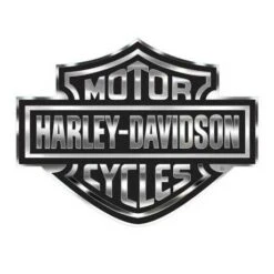 Harley-Davidson Aufkleber Bar & Shield XXL Grau/schwarz