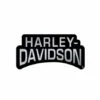 Harley-Davidson Aufnäher Stacked Reflective Schwarz