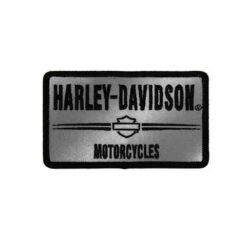 Harley-Davidson Aufnäher Reflective Schwarz/grau