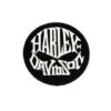 Harley-Davidson Aufnäher Willie G Skull Text